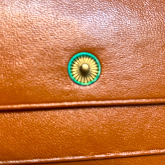 Vintage Corbeau Ostrich Tan Leather Wallet - Picture 9 of 12